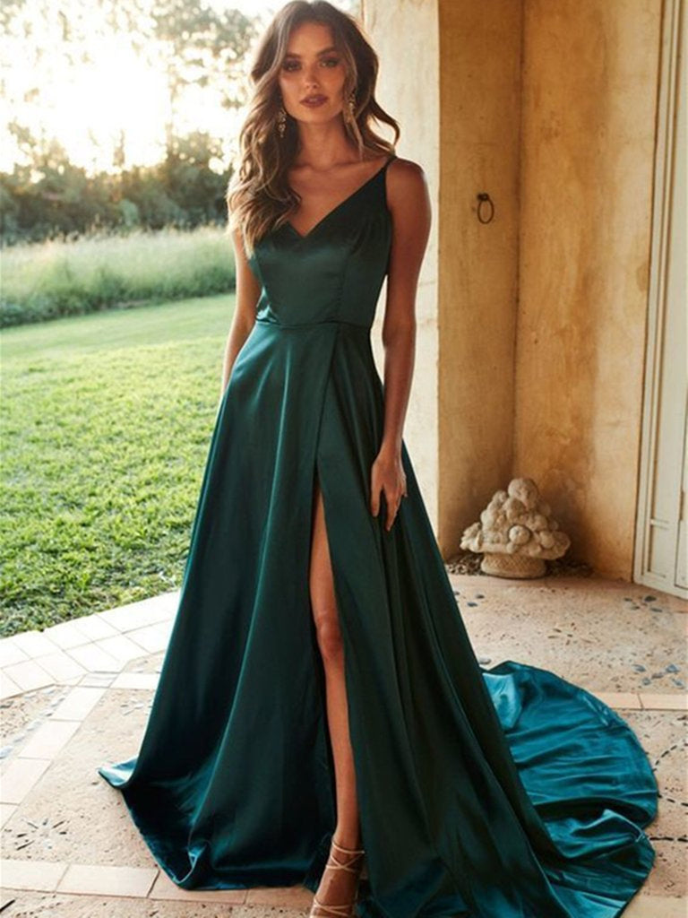 long green formal dress